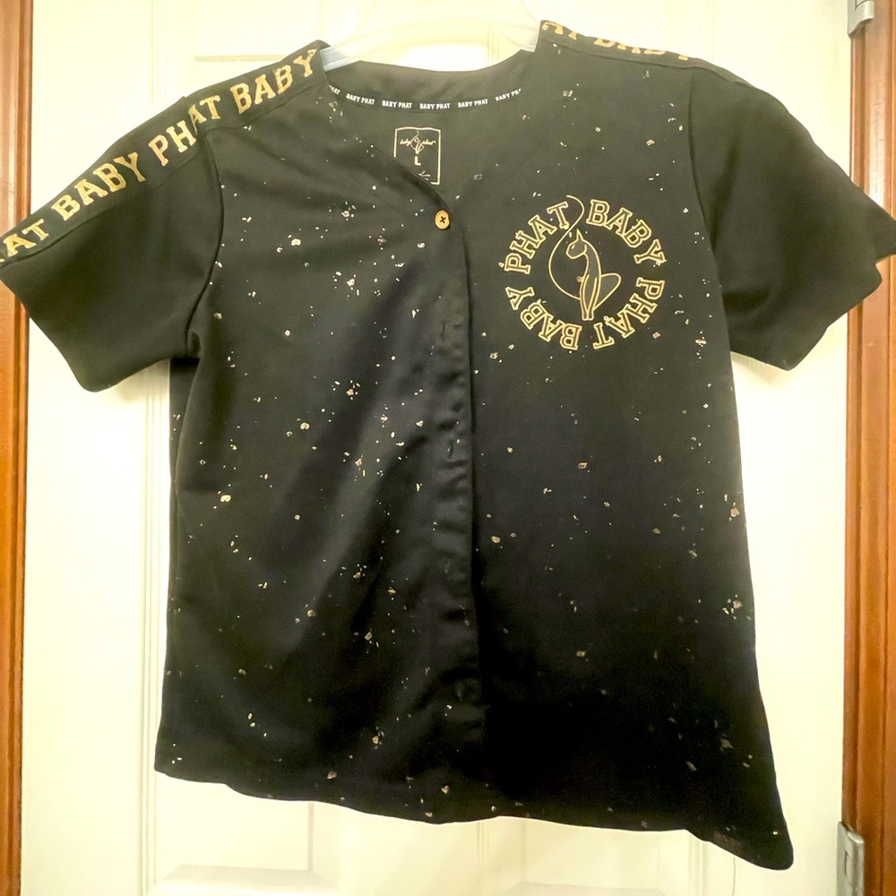 Black and gold baby phat